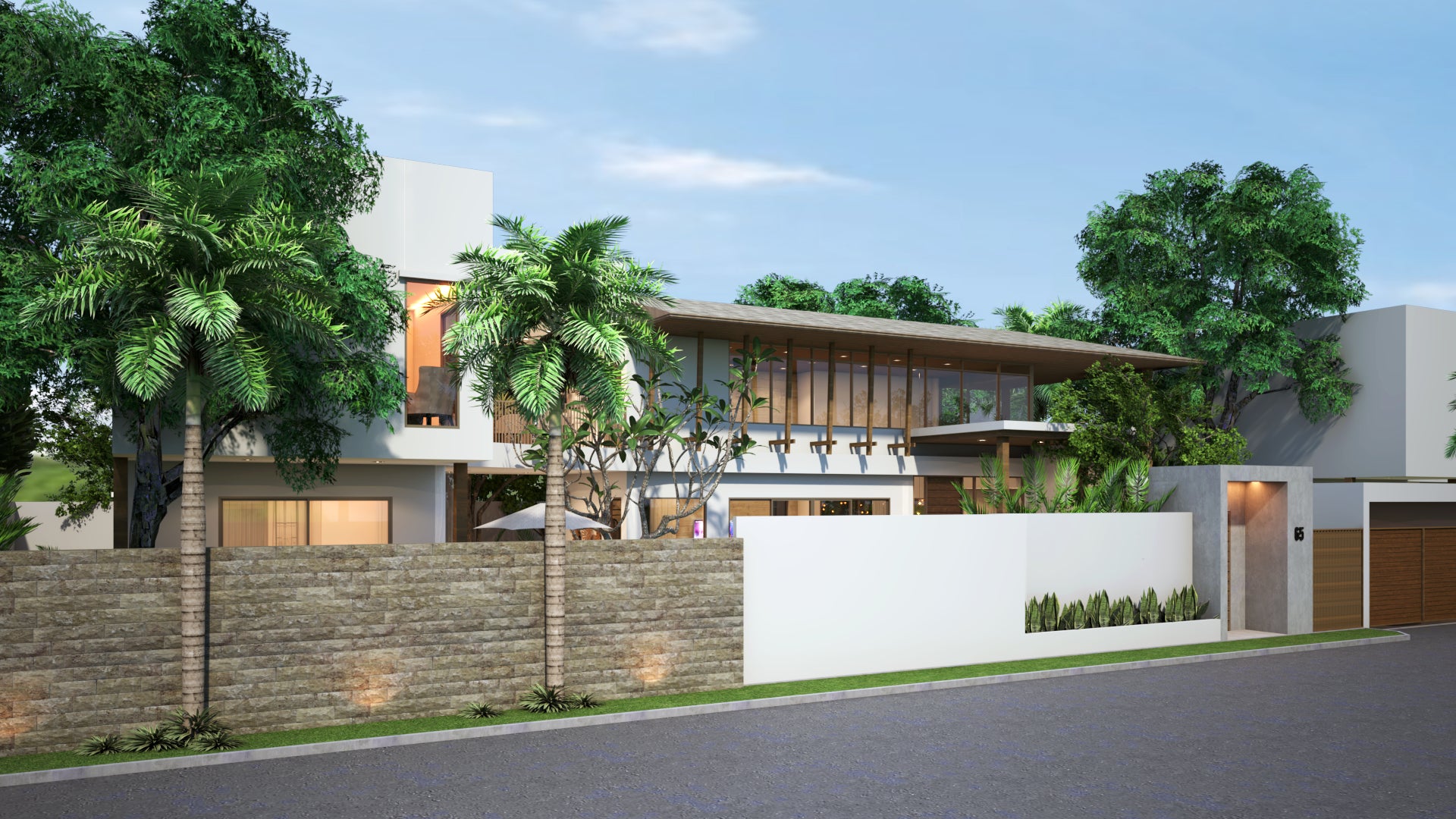 Pool Villa Gardens Land
