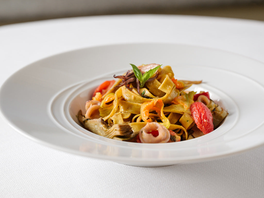 Tagliatelle at the restaurant of Palace Hotel Como