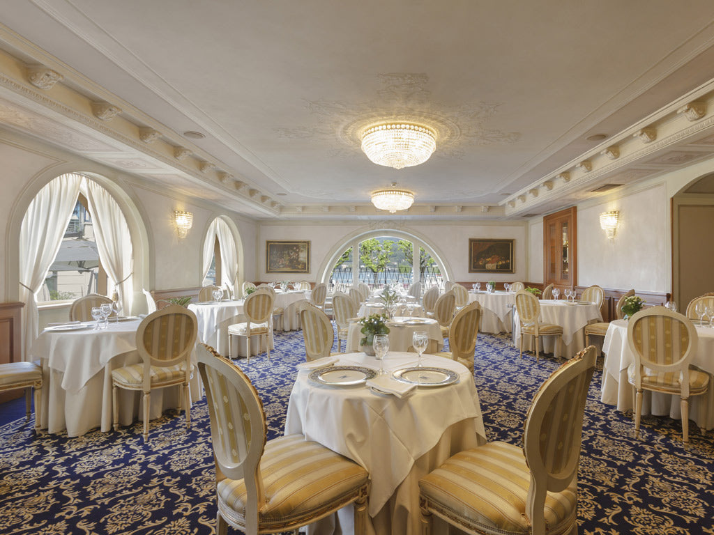 The Gloria dining room at Palace Hotel Como