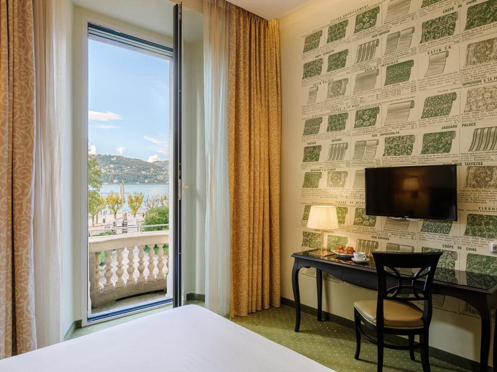 A lake-view room at Palace Hotel Como