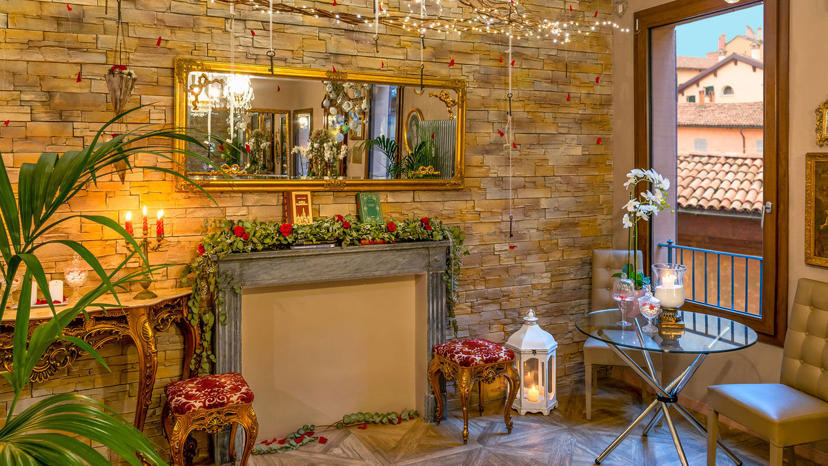 Another view of the living room at 051 Boutique R&B