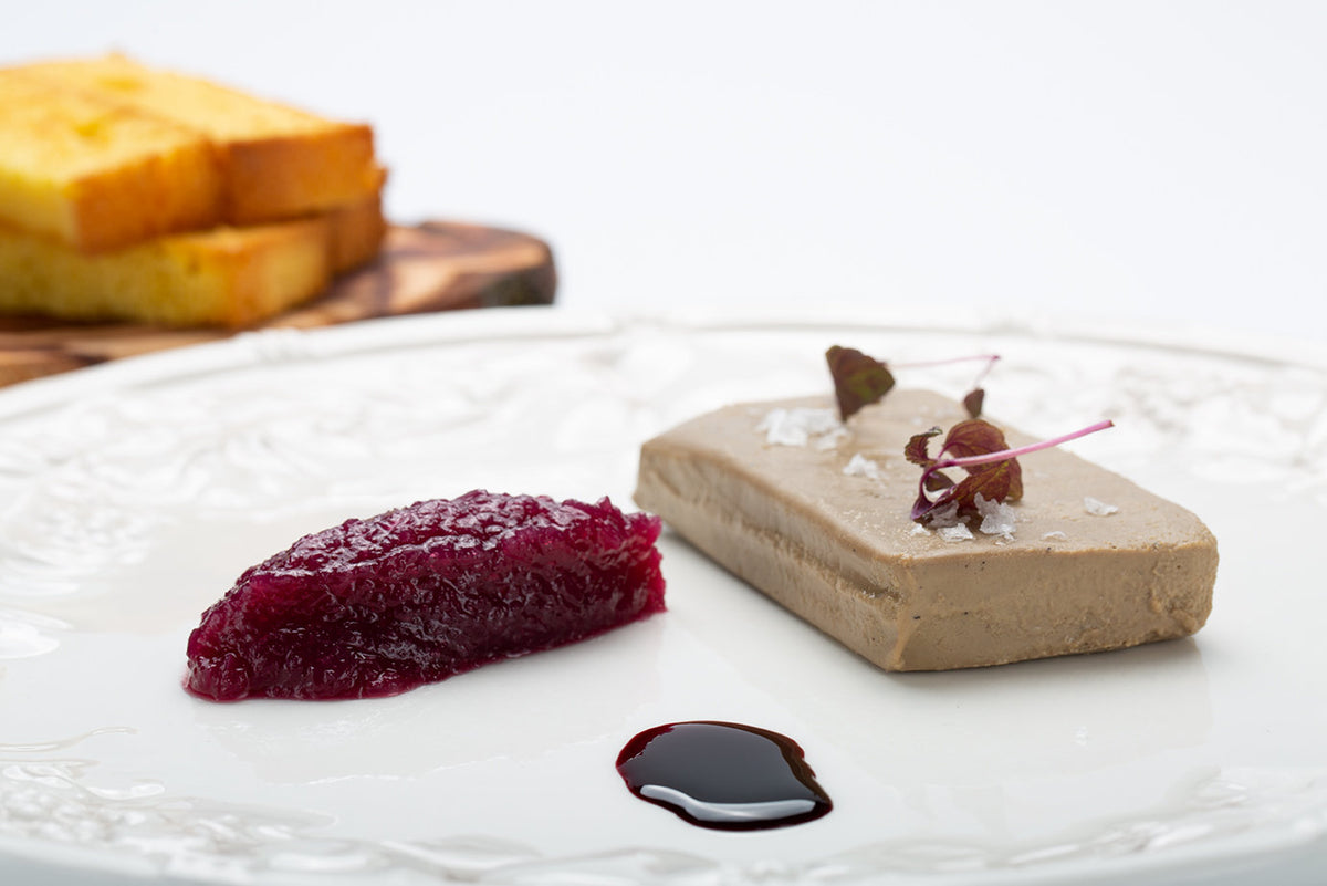 A terrine with beetroot and toasted brioche at Comi 107