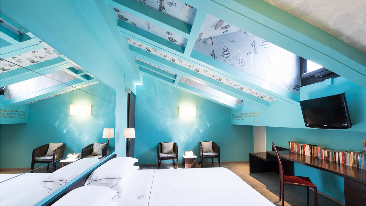 Another view of a Deluxe room at Phi Hotel Bologna