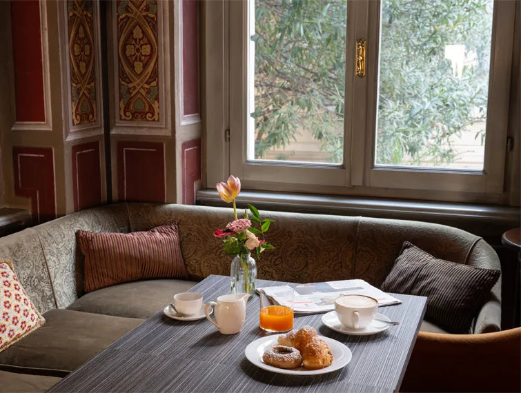 Breakfast at Bar delle Terme, Albergo Terminus