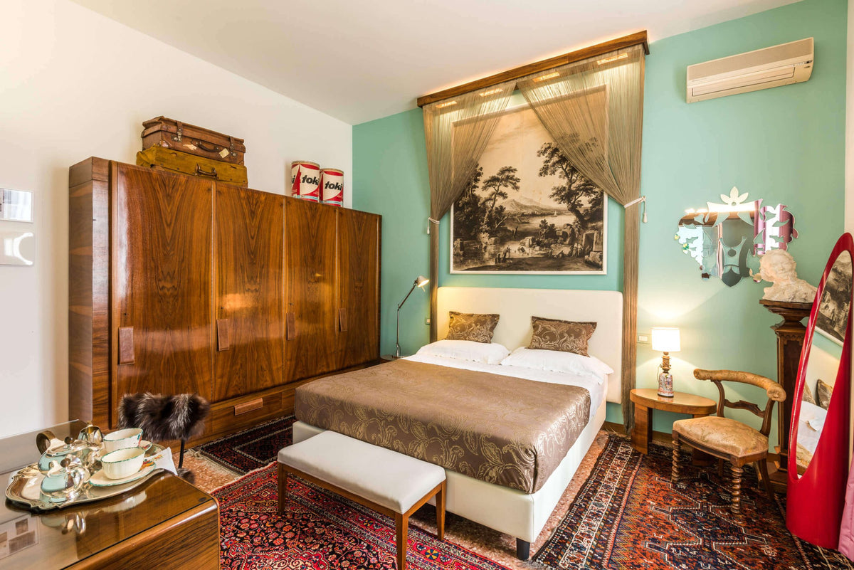 The Charity (Carita) room at Casa Bertagni, a boutique hotel in Bologna