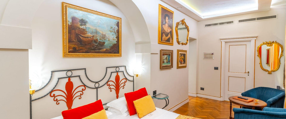 A Classic room at Art Hotel Commercianti