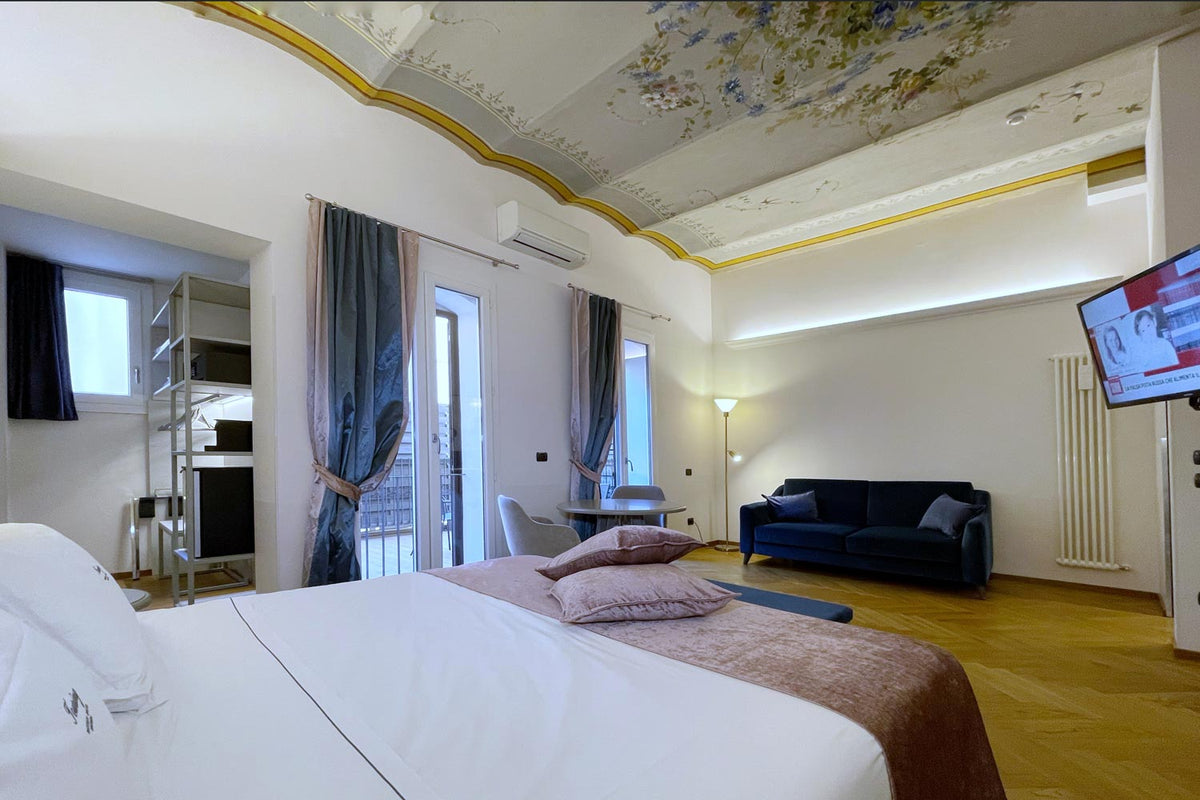 Inside the Suite Affresco at Hotel Touring