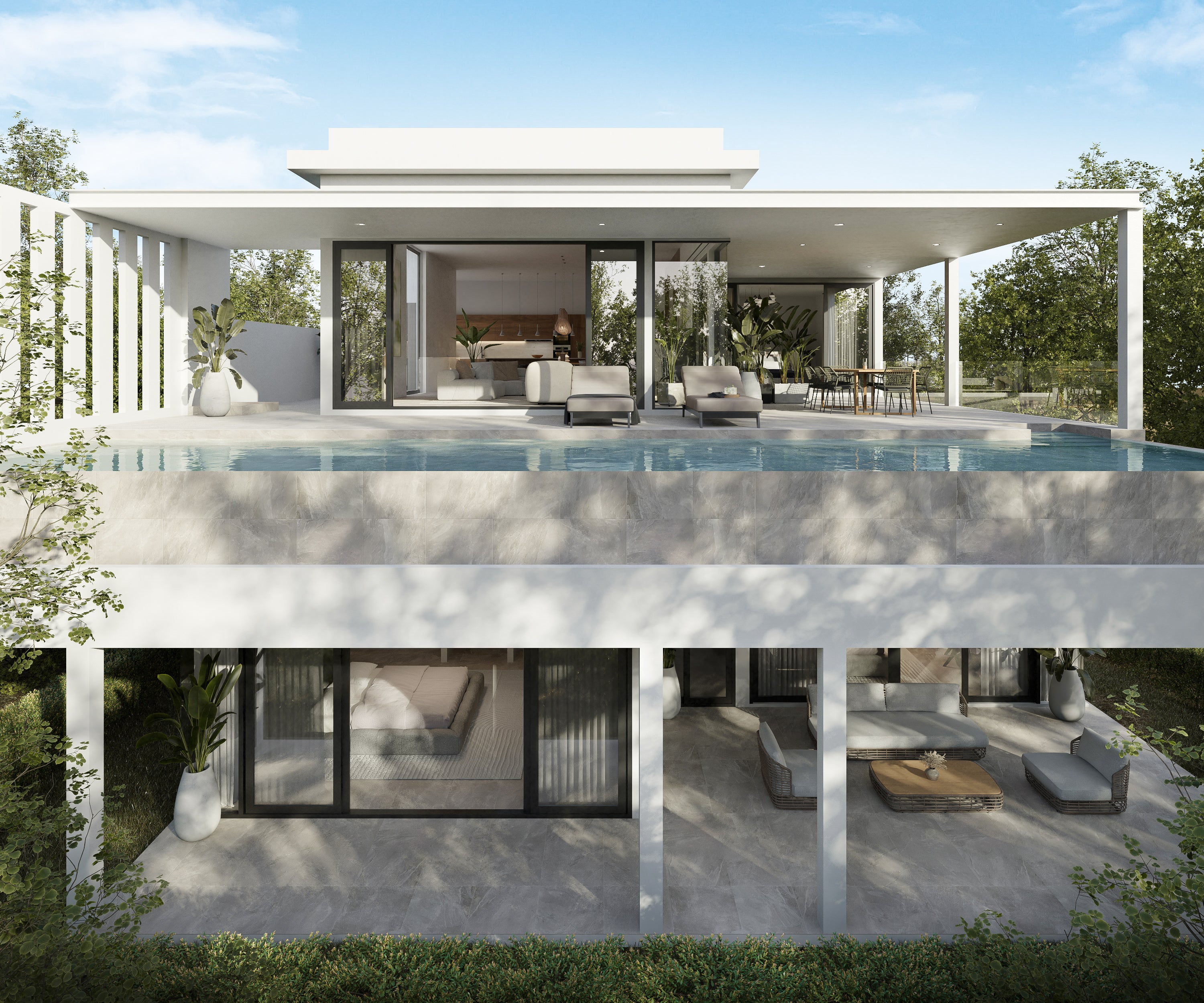 Contemporary Mountain View Villa Phuket