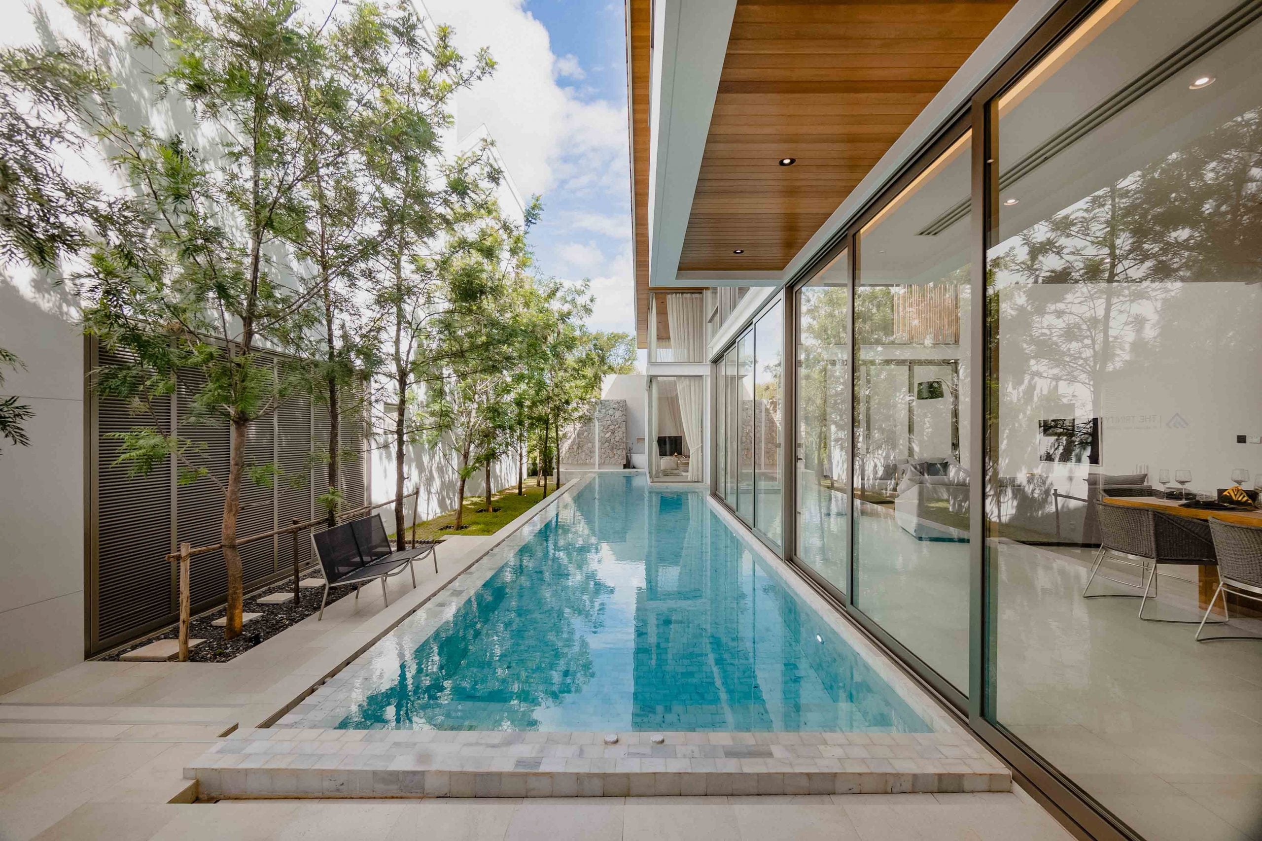 Pool Villa Blends Modernism