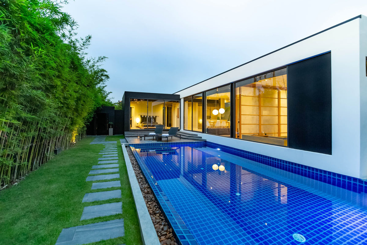 Pool villa with long private pool at Villoft Zen Living