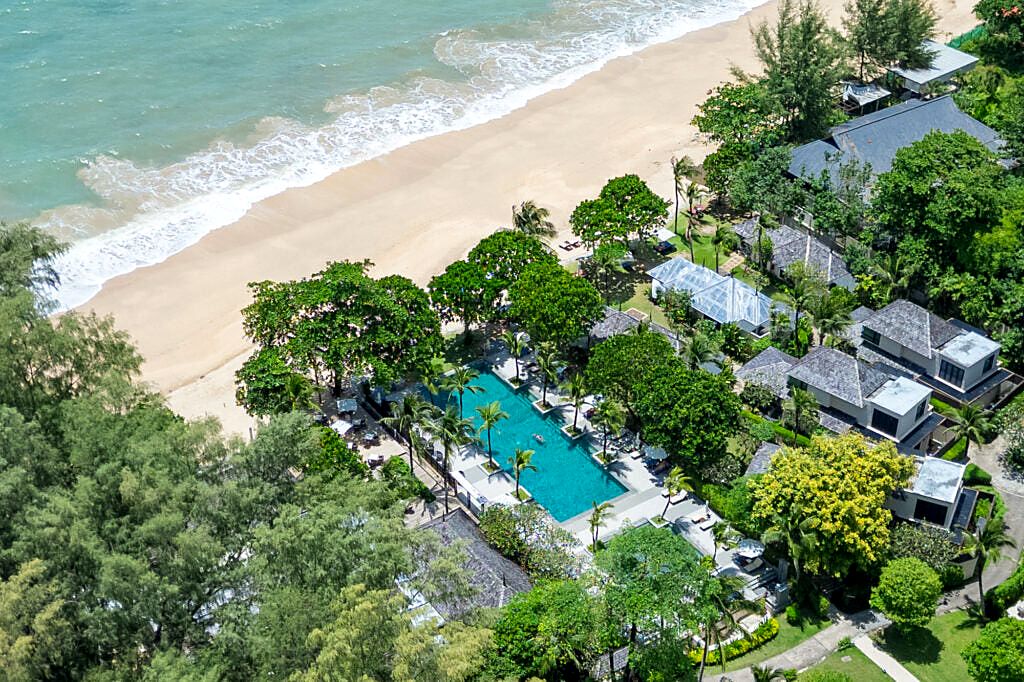 Aerial view of Layana on Long Beach, Koh Lanta