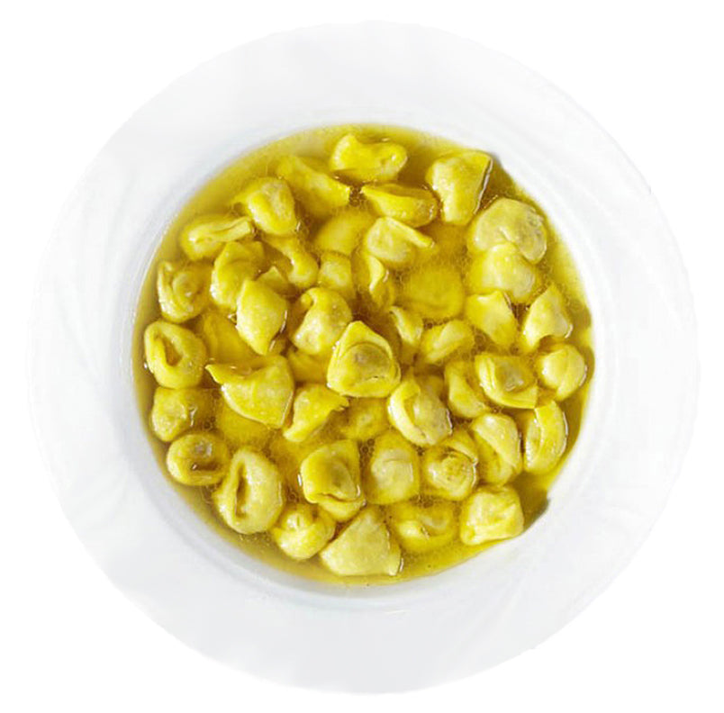 A bowl of tortellini in brodo at Da Cesari