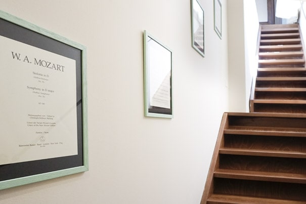 Stairs in the Altana Room at Casa Isolani