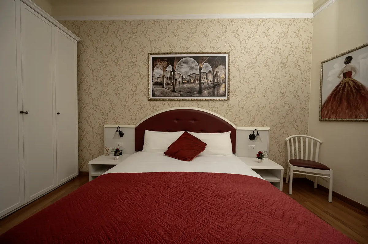 Inside the Giulia room at Luxury B&B Casa Faccioli