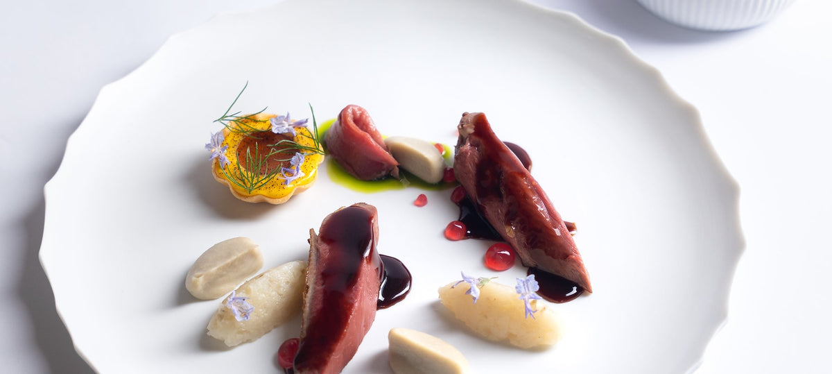 Pigeon, plated at Kitchen