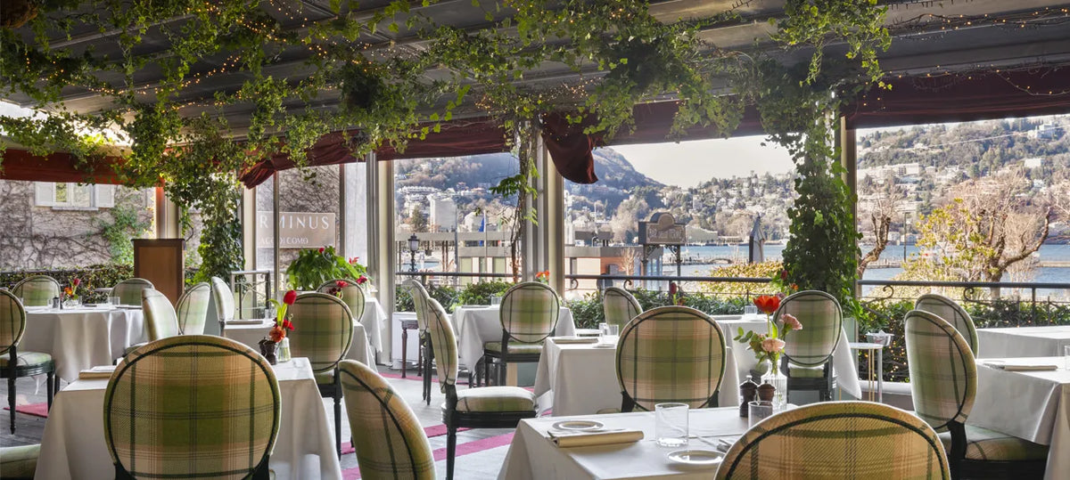 Bar delle Terme, the lake-view terrace of Albergo Terminus