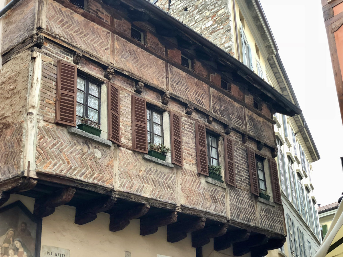 A medieval house on Via Natta, in the old town