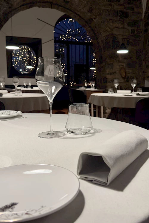Under the stone vaults at Feel Como