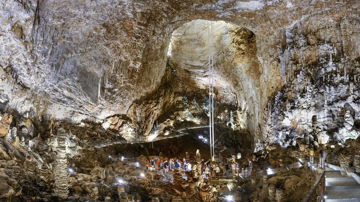 The Grande Caverna of Grotta Gigante on the Karst
