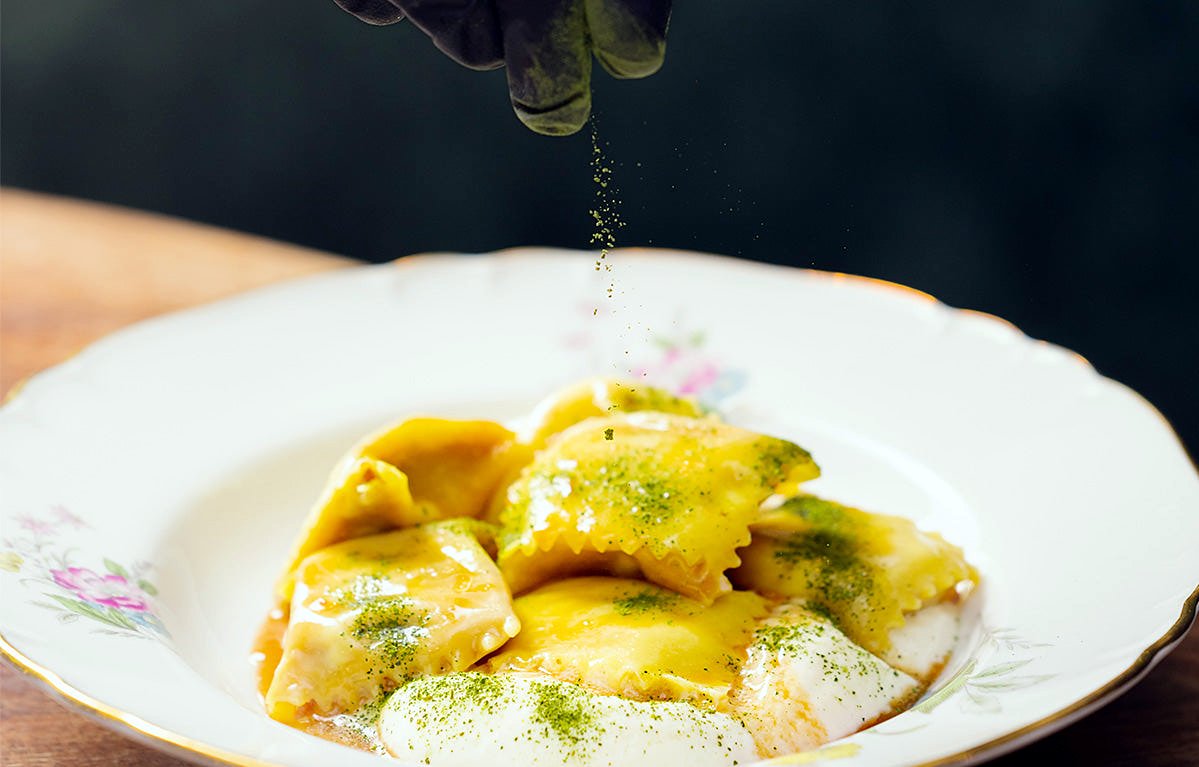 Fresh filled pasta at Osteria Pastella