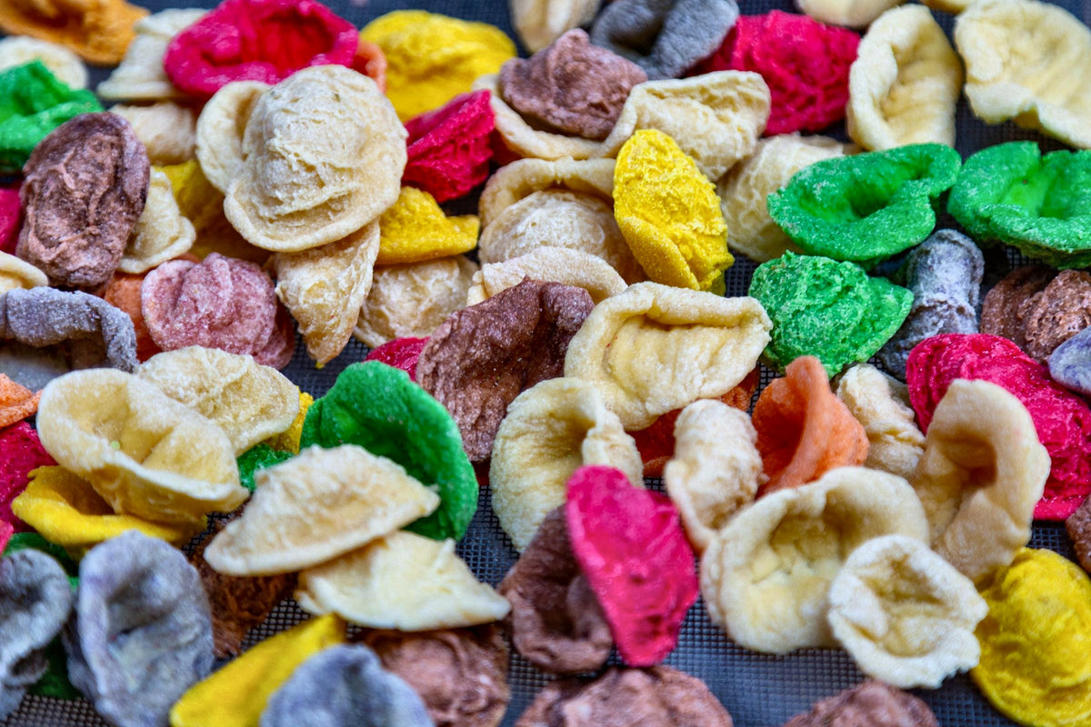 Orecchiette in many colours, a Bari speciality