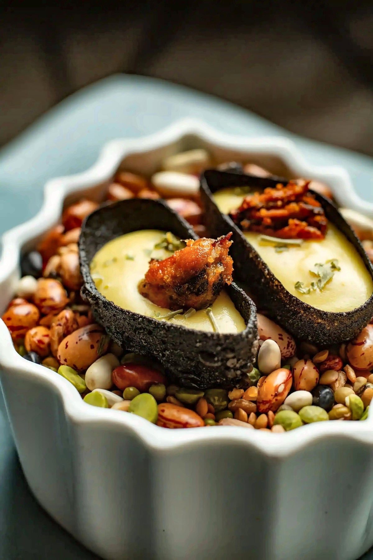 Riso, patate e cozze, the rice, potato and mussel bake of Bari, at Radicale