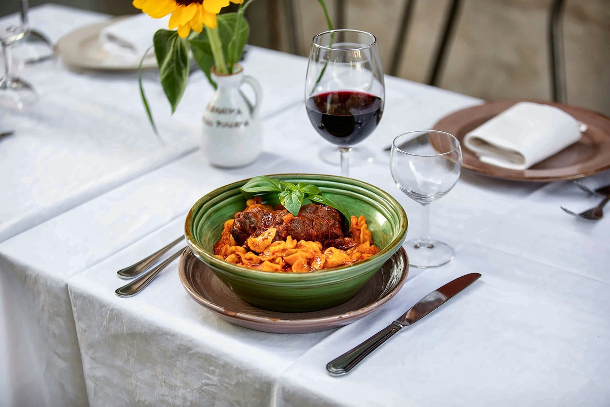 Orecchiette with braciola ragù at Terranima