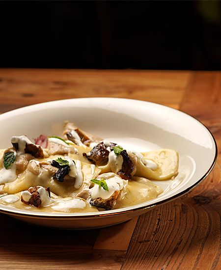Ravioli di Sant'Alessandro at La Tana