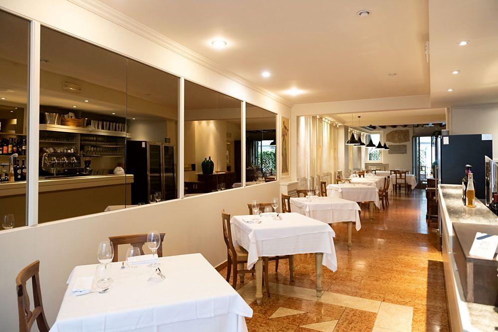 Dining room at Osteria Tre Gobbi