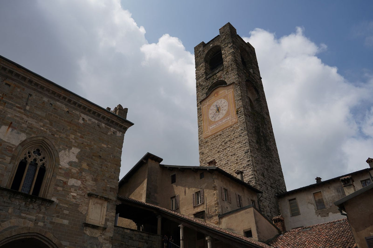 The Campanone civic tower in Città Alta