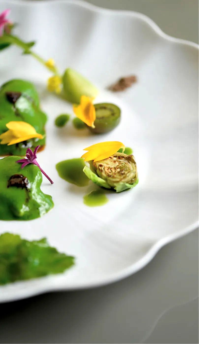 Tasting-menu course at Villa Elena