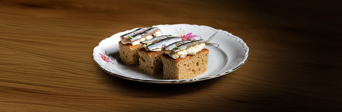 Anchovy dish at Materia | Spazio Cucina
