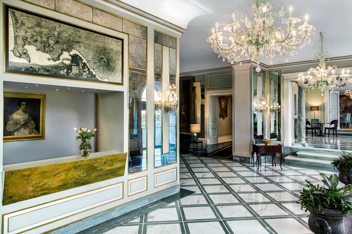 Lobby of Grand Hotel Santa Lucia