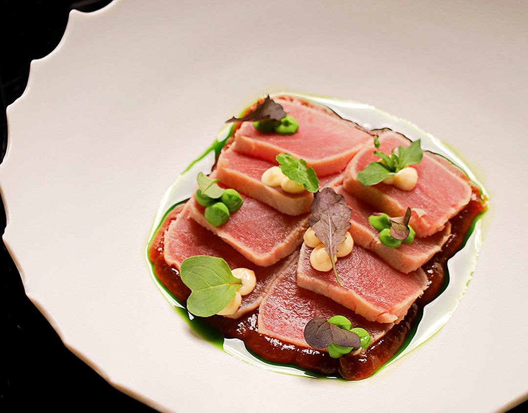 Tuna tataki at Michelasso