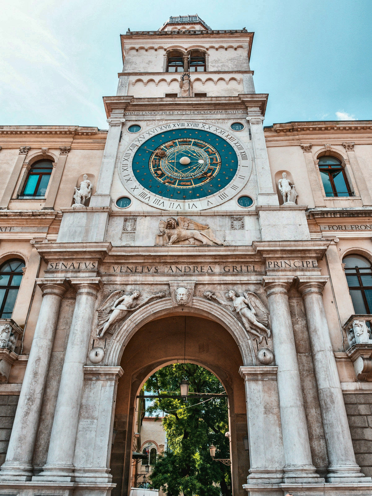 The astronomical clock of the Torre dell'Orologio