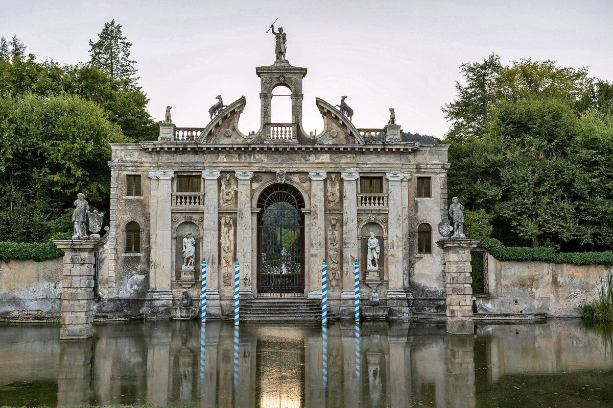 The water gate of Villa Barbarigo's garden at Valsanzibio