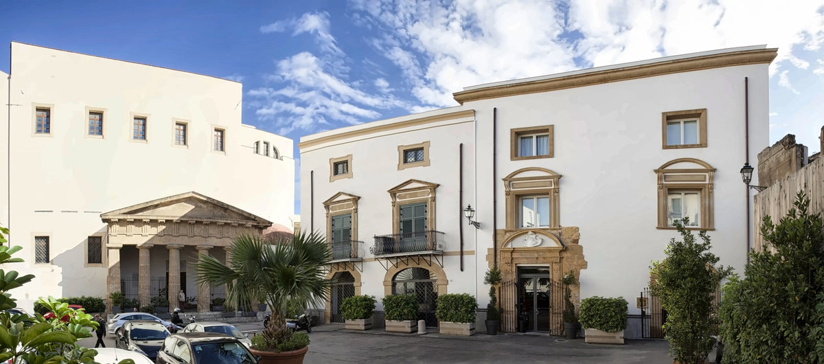 The facade of Palazzo Brunaccini