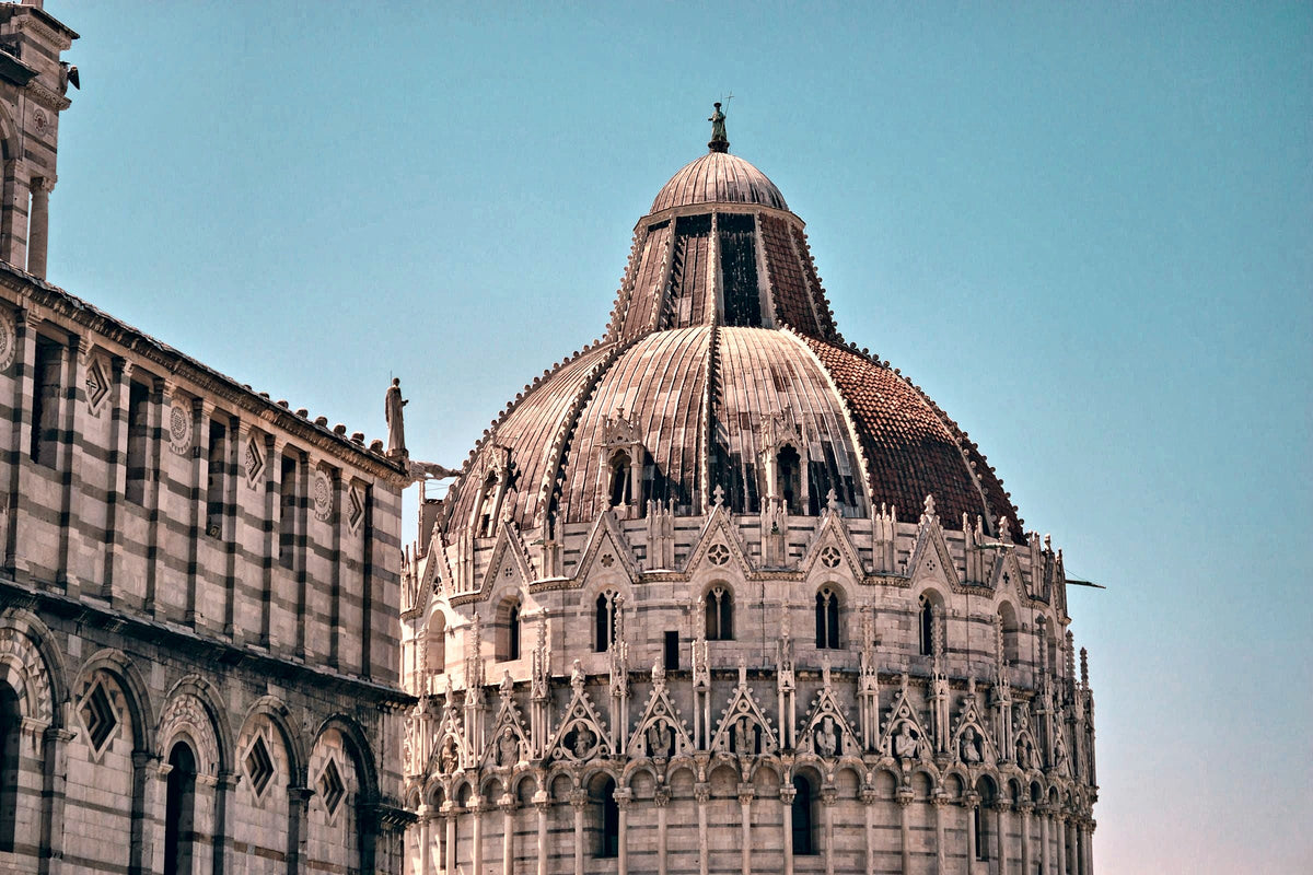 Gothic gables of the Baptistery beside the cathedral