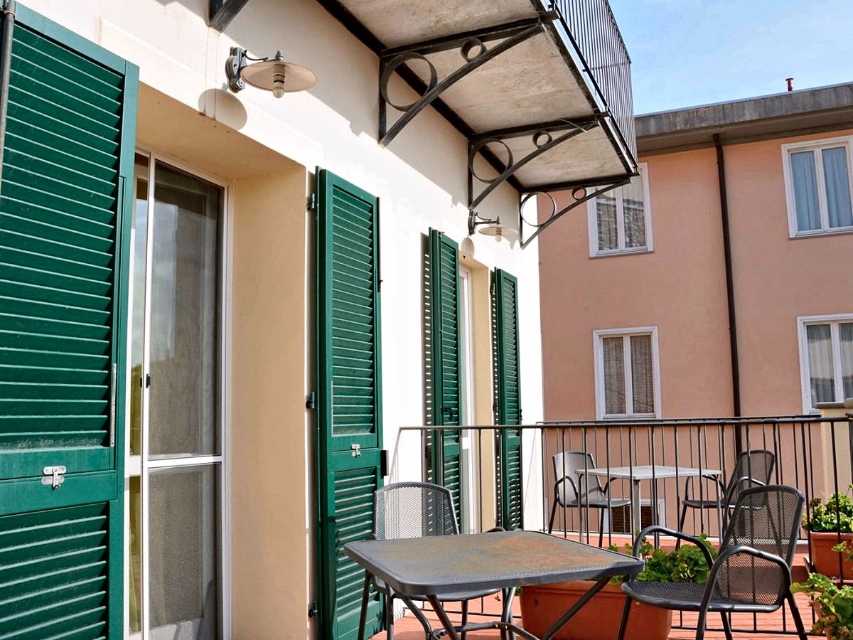 A Deluxe room balcony at Hotel Di Stefano