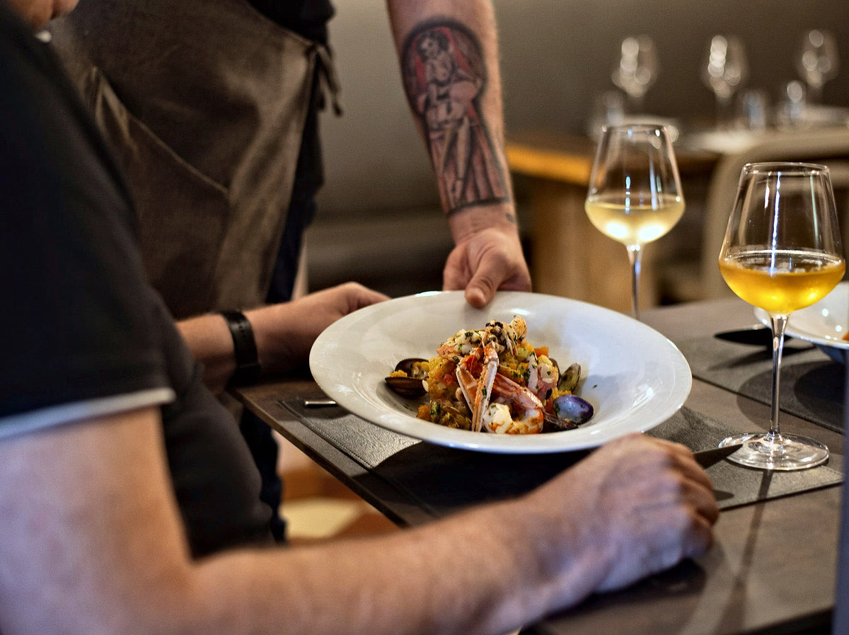 A seafood dish served at Osteria in Domo