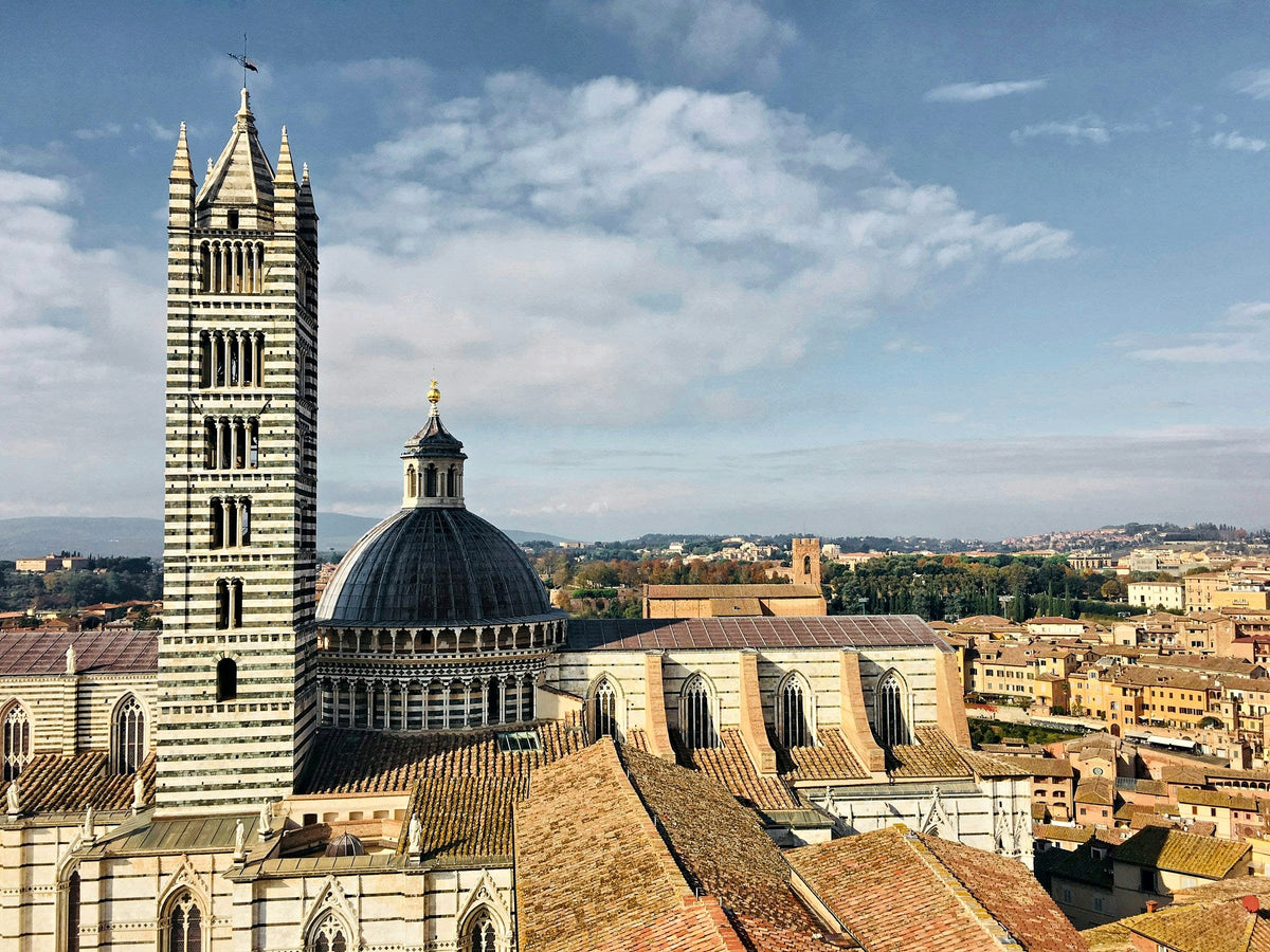 Duomo, bell tower and terracotta rooftops