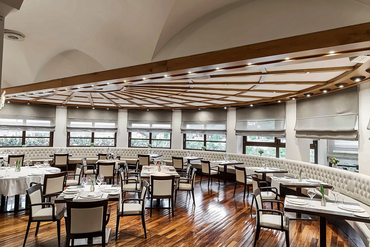 Ristorante Clesio dining room at Grand Hotel Trento
