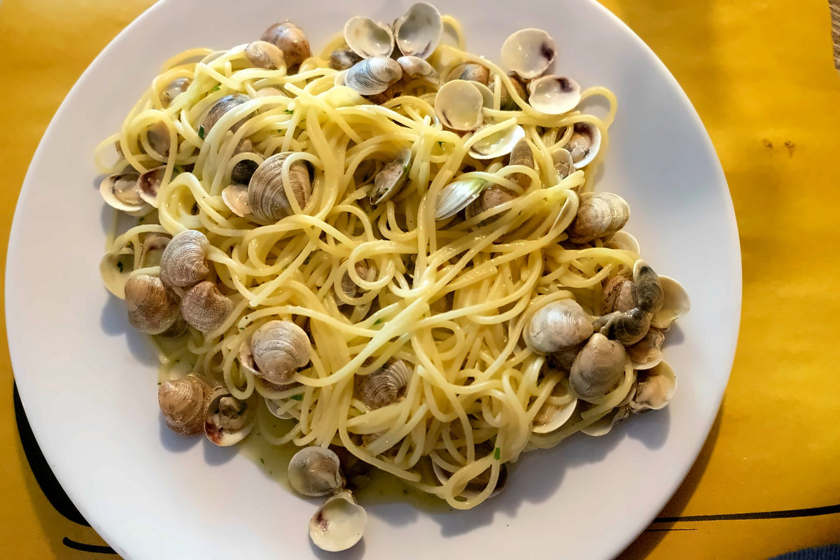 Spaghetti with clams at Al Nuovo Antico Pavone