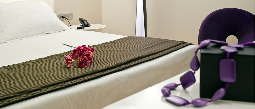 Guest room at Hotel Coppe
