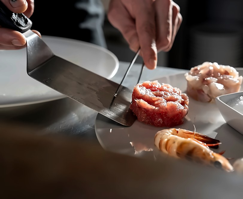 Seafood tartare served at Pier