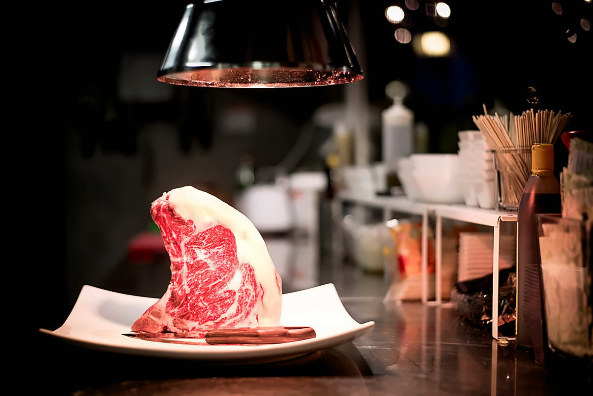 Prime beef steak at Puro