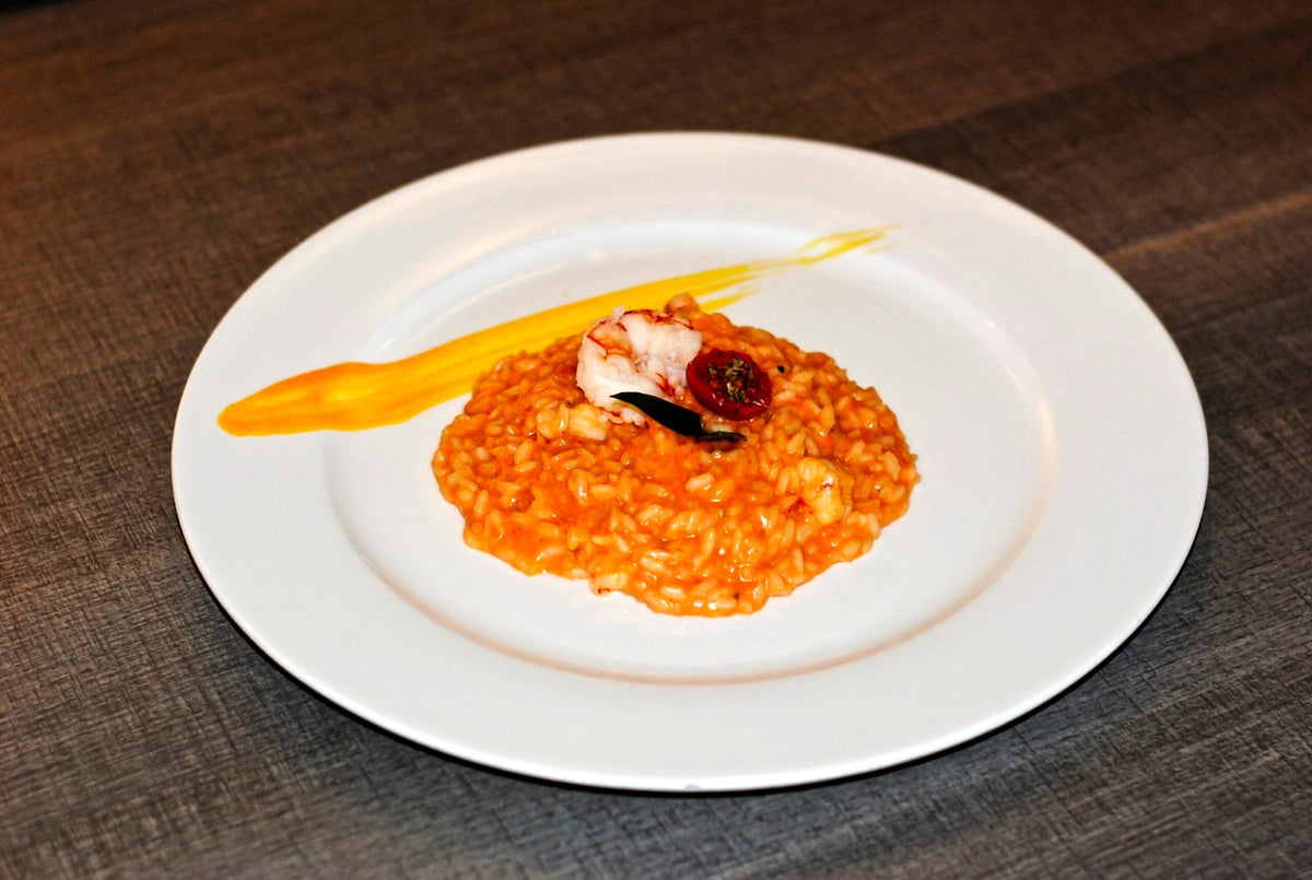 Seafood risotto at Tre Merli