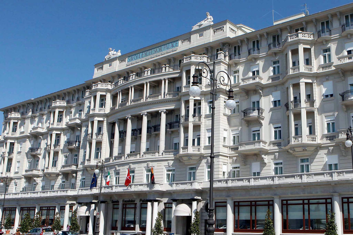 Facade of Savoia Excelsior Palace on the waterfront