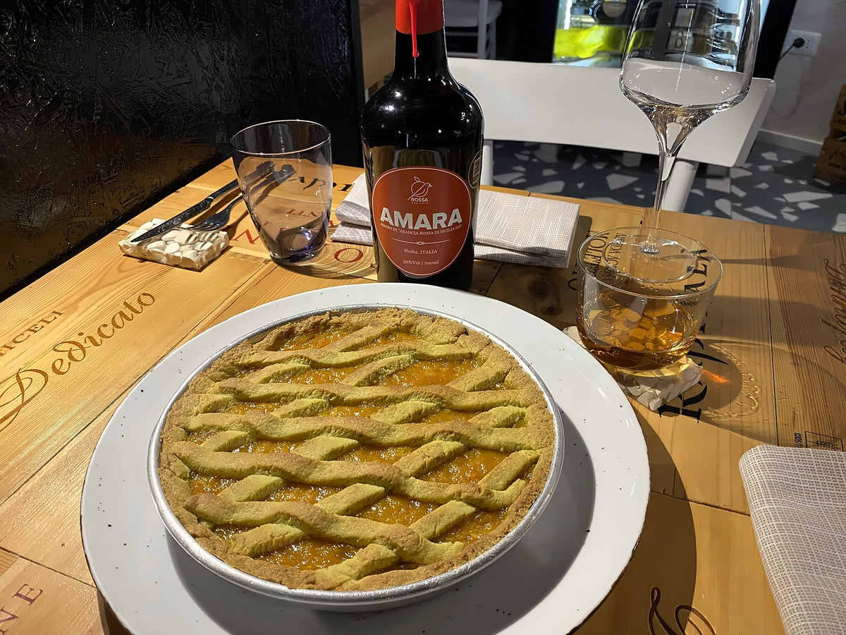 Lattice-topped pie served at Trattoria Nerodiseppia