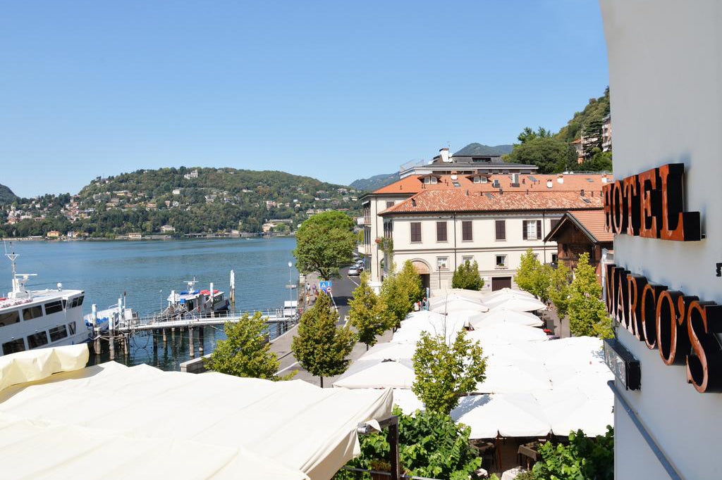 The lake and waterfront from Hotel Marco's